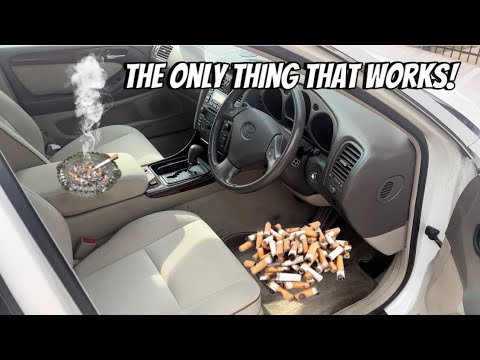 How to get smoke smell out of your car