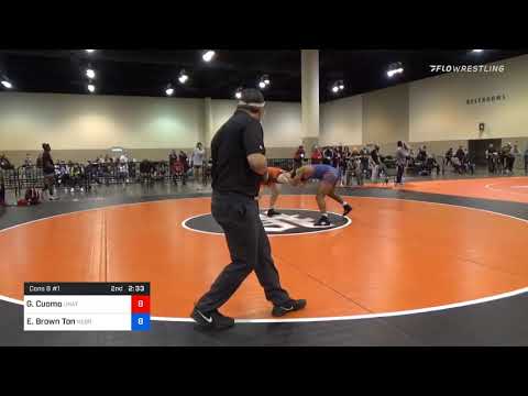 74 Kg Consolation Grant Cuomo Unattached Vs Elise Brown Ton Nebraska Wrestling Training Center
