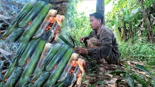 10 ตุลาคม ค.ศ. 2025.ເຜົາຫນໍ່ໄມ້.ໃຊ້ຊີວິດຢູ່ປ່າ//เผาหน่อไม้ใช้ชีวิตอยู่ป่า