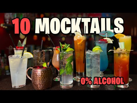 Top 10 Mocktails 🍹 Refreshing Non-Alcoholic Drinks You’ll Actually Want to Make