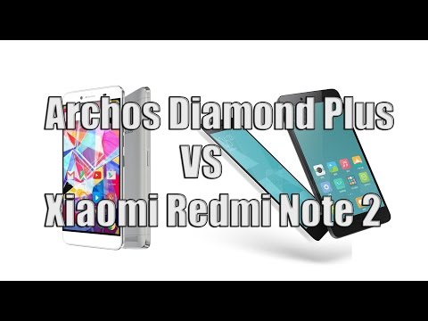 Archos Diamond Plus vs Xiaomi Redmi Note 2 - Comparison