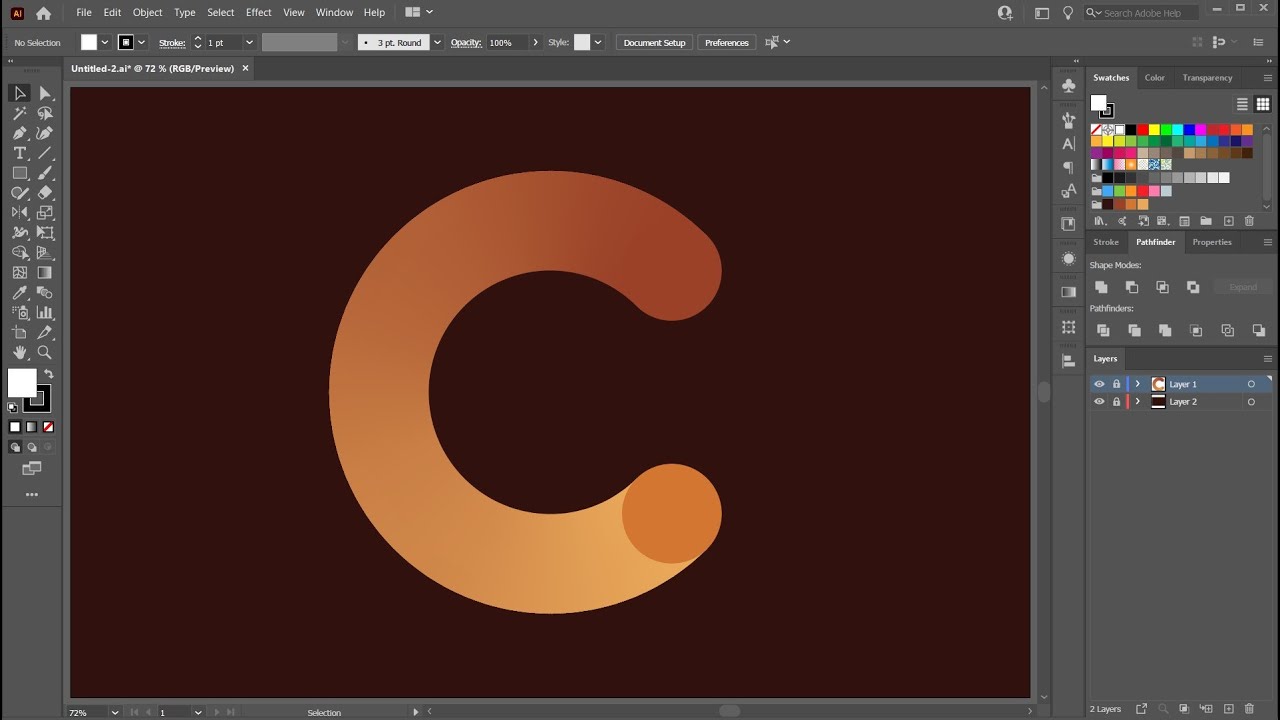 How to Create a Letter C Logo in Adobe Illustrator