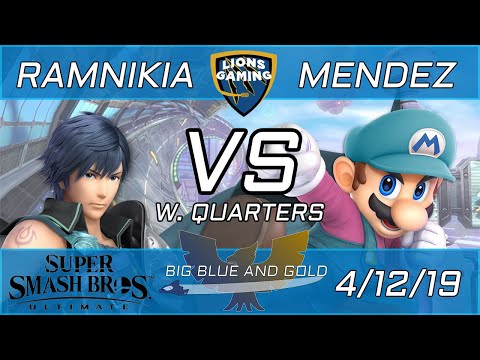 Ramnikia (Chrom) vs Mendez (Mario) - Big Blue and Gold #5 - Smash Ultimate Winners Quarters