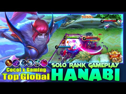 Hanabi Solo Rank Gameplay! Top Global Hanabi by Cocol x Gaming ~ Mobile Legends
