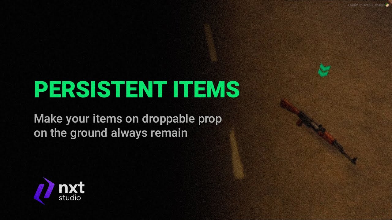 [PAID] Persistent Items System (BETA) by NXT Studio thumbnail 2