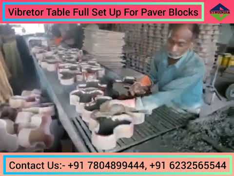 Paver Block Vibrating Table