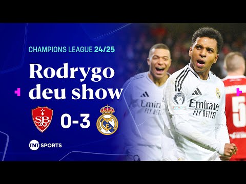 Gols e lances de Brest x Real Madrid