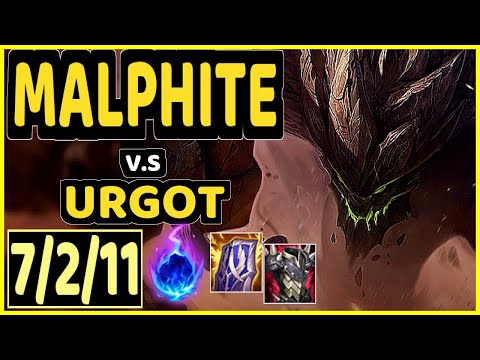 ALBETRAYBER (MALPHITE) vs URGOT - 7/2/11 KDA TOP CHALLENGER GAMEPLAY - EUW