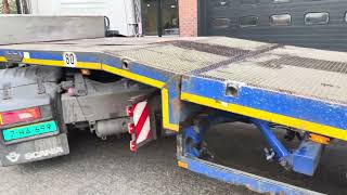 Nooteboom 3AS gedwongen gestuurd Oprijkleppen Hefbaar bed! Tieflader Auflieger | Bild 4 - Autoline