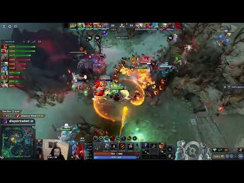 Dendi demolishing Wildcard Gaming with his 5-man Requim of Souls