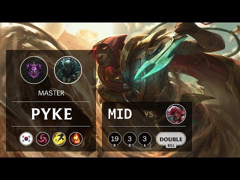 Pyke Mid vs Katarina - KR Master Patch 9.21