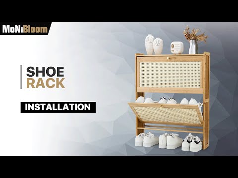 MoNiBloom - Thin Shoe Storage - TSS-001-T4-27-NT - Assembly/Installation Guide