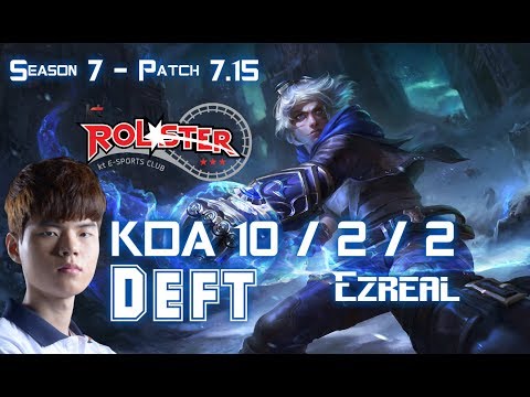 KT Deft EZREAL & KT Mata KARMA Duo Bot Lane - Patch 7.15 KR Ranked