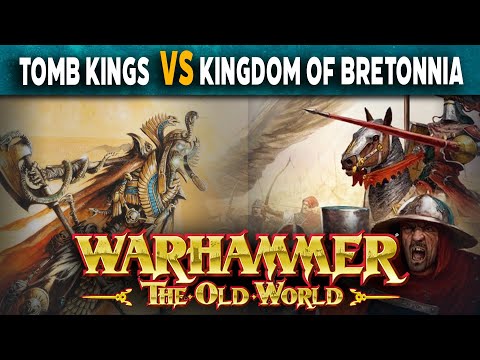 Tomb Kings VS Kingdom of Bretonnia - Warhammer The Old World Live Battle Report