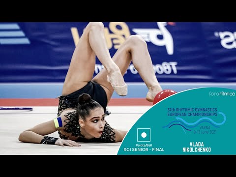 Vlada Nikolchenko (pelota / ball) - Final Individual European Championship Varna 2021