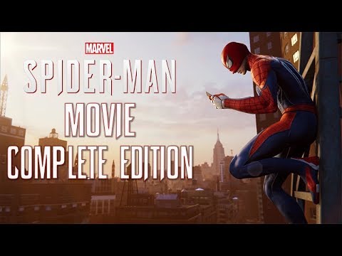 SPIDER-MAN PS4 All Cutscenes Complete Edition (Includes All DLCS) Full Game Movie 1080p HD