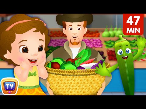 ChuChu says "Yes Yes Vegetables" + Many More ChuChu TV Good Habits Bedtime Stories For Kids