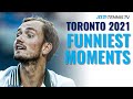 Meme-Worthy Medvedev & Monfils' New Return Tactics ? | Funniest Moments & Fails From Toronto 2021!