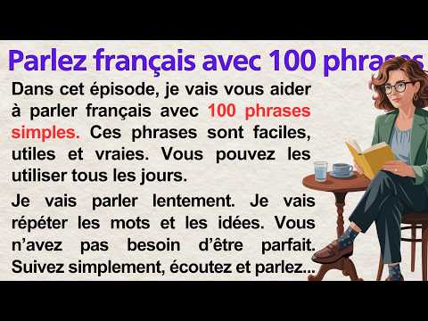 100 Simple French Sentences for Beginners (A1–A2) | Listen & Speak | Learn French with Frenchy Tales