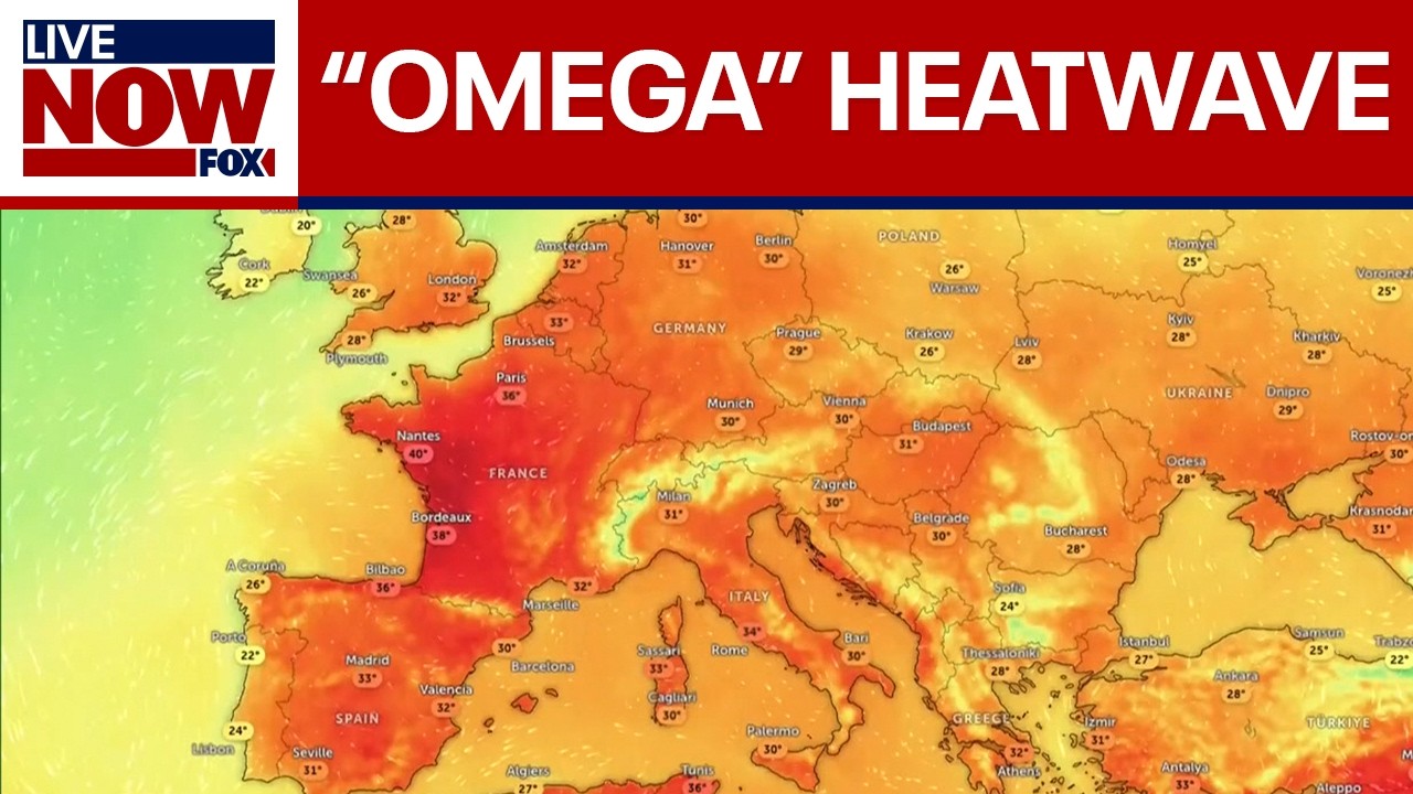 Deadly Omega heatwave grips western Europe