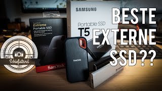 Die beste externe SSD? Samsung T5 vs. SanDisk Extreme Portable SSD