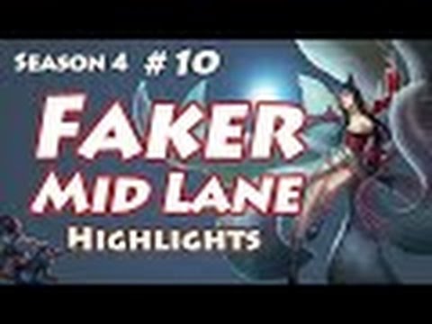 SKT T1 Faker - Ahri vs Yasuo - 소환사의진, KR LOL SoloQ Highlights