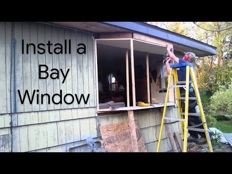 How to Install a Window & How to Build a Bay Window for $500 with  #jimthepilot