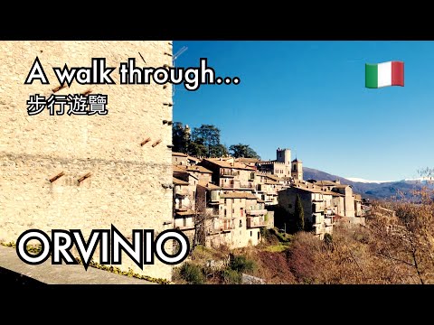 Orvinio (Latium, Italy), a walking tour with subtitles- 15/02/23