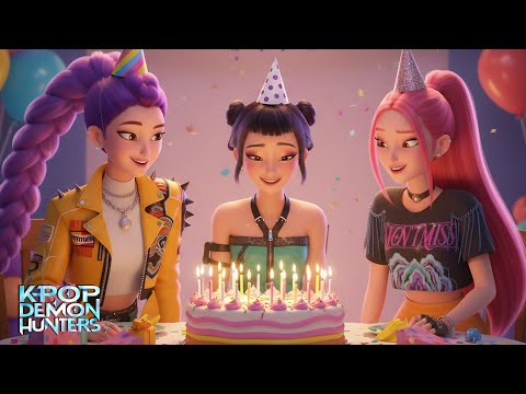 KPop Demon Hunters Birthdays Song | Animated Music Video | Croco Beat