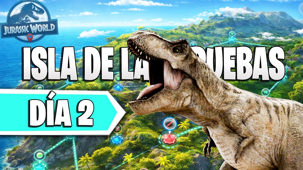A por EMBER!🌴 ISLA de las PRUEBAS 3.0 GUÍA | COMPLETA #2 Jurassic World Alive