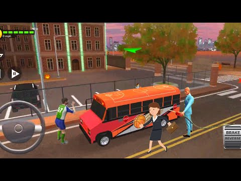 City High School Bus 2021 Driving Simulator | Transport Children To School PRO - Android GamePlay 02