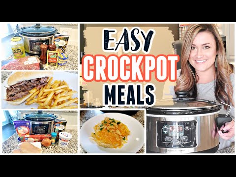 CROCK POT DINNER IDEAS | EASY AND DELCIOUS SLOW COOKER RECIPES | Cook Clean And Repeat