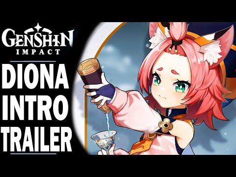 GENSHIN IMPACT - DIONA INTRO TAILER - THE BARTENDER OF THE CATS TAIL!! NEW ★★★★ CHARACTER!!