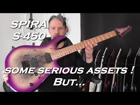 Spira S-450 TPP 450 Series Double Cutaway Roasted Poplar Flamed Maple Top Canadian Roasted Maple Neck 6-String Electric Guitar image 10