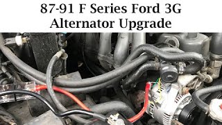 How To Upgrade To 3G Alternator from Ford 2G - 1990 F-150 4.9 Straight Six