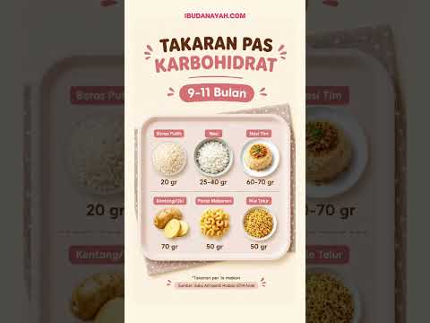Takaran Pas Karbo MPASI dari 6 Bulan sampai 2 Tahun — Jangan Sampai Salah Porsi, Bun! #ibudanayah