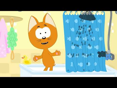 Попу мыть | Котёнок Котэ | Учим ребёнка мыться Песенка мультик для детей