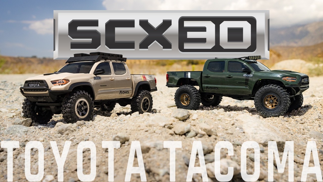 Axial SCX30 Toyota Tacoma TRD Pro Extreme 1:30 4WD RTR pískový