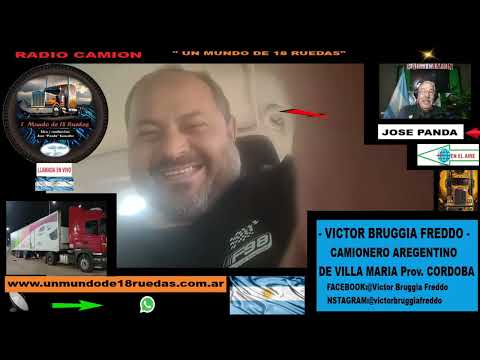 VICTOR BRUGIA FREDO  CAMIONERO ARGENTINO DE V. MARIA CORDOBA COMPARTE SU HISTORIA DE AMOR AL CAMION