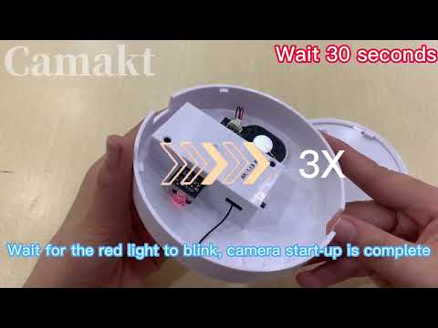 camkat W32 Smoke detector camera for Tuya app (QR code mode)