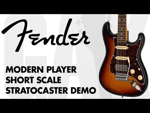 Fender - Modern Player Short Scale Stratocaster Demo at GAK