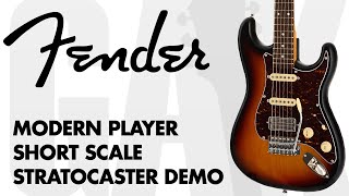 Video thumbnail for Fender - Modern Player Short Scale Stratocaster Demo at GAK by GAK
