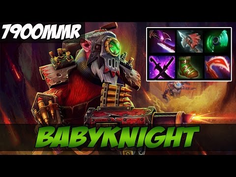 BabyKnight 7900 MMR Plays Sniper vol 1 2 games -Dota 2