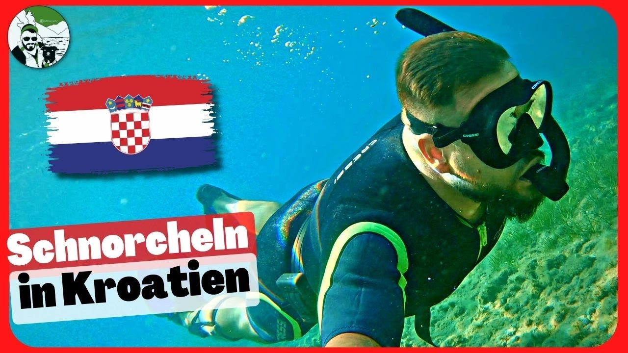 Schnorcheln in einer geheimen Bucht in Kroatien 🇭🇷 || Sommer 2022