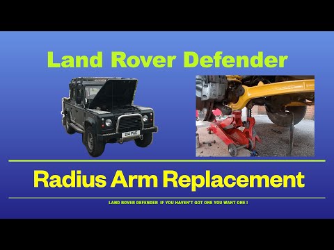 LAND ROVER DEFENDER TD5 FRONT RADIUS ARM REPLACEMENT DIY