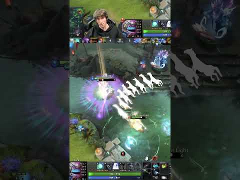Magical Puck by Dendi in the mid lane was aggressive!!