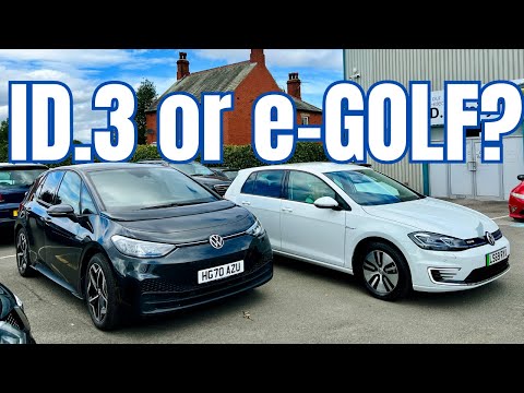 V.W. e-Golf vs. ID.3: Which used EV is the Smarter Choice?