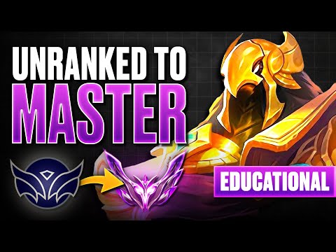 EDUCATIONAL Unranked To Masters on AZIR | How to Play Azir Guide