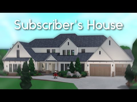 building my subscriber their dream home in bloxburg
