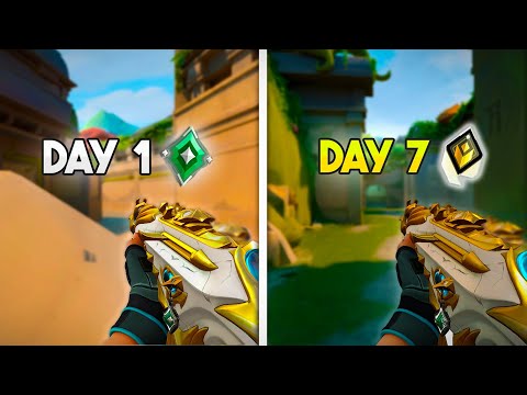 I Played Like a Radiant Jett For 7 Days.. (INSANE Results)